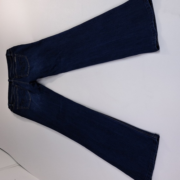 White House Black Market Boot Leg Mid-Rise Blue Jeans Size 0S - Picture 11 of 17